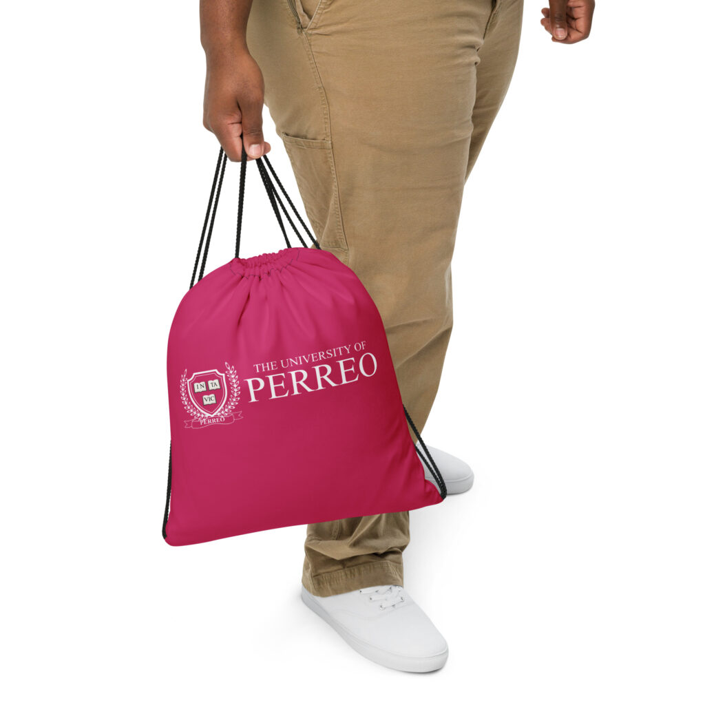 Perreo University Drawstring bag