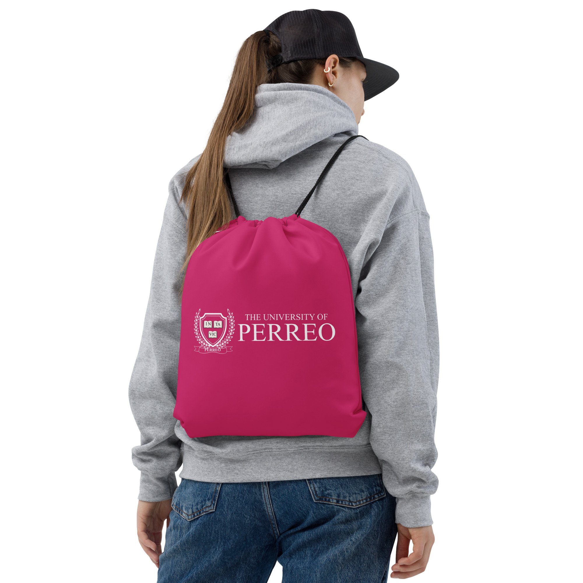 Perreo University Drawstring bag - Image 3