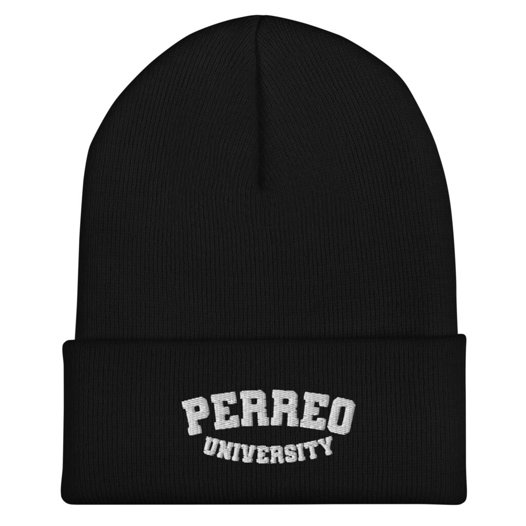 Perreo University Cuffed Beanie